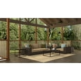 thumbnail image 6 of Basic Cream Brown Indoor/Outdoor Rug - UV Resistant, Made from 100% Recycled Material, Reversible, 6 of 6