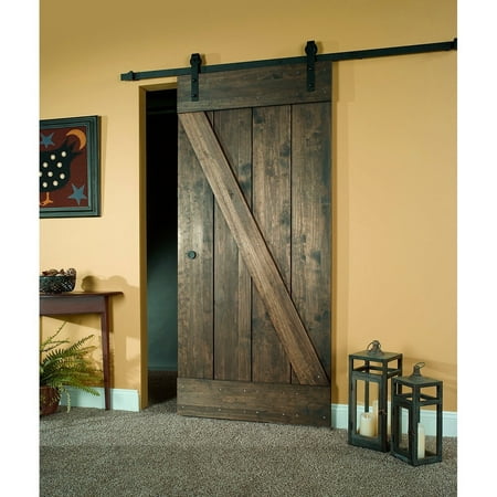 Pinecroft Wood Z-Design Barn Door Kit 24"wide x 80"high Unfinished Pine