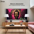 thumbnail image 3 of Cuadro Decorativo Marco Flotante Buda Reflejo Oro Rosa 90x60 Marco Plateado, 3 of 3