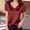 RD1, variant on Woman Shirts Women's Summer Fashion Short Sleeve T Shirt with Mesh Yoke Casual Basic Top for Daily Wear, Size S