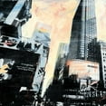 thumbnail image 2 of JMG 26x26 Black Ornate Wood Framed with Double Matting Museum Art Print Titled - Times Square New York, 2 of 4