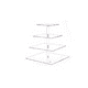 thumbnail image 1 of Base Para Postres Cupcakes Bases Pastel Acrílico 4 Niveles CUADRADO TRANSPARENTE, 1 of 4