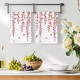 thumbnail image 3 of Butterfly Flower Kitchen Towels Set of 4, Watercolor Farmhouse Country Pink Floral Absorbent Dish Towels for Kitchen, Microfiber Hand Towel, Quick Drying Tea Towel for Cleaning Decorative Dishcloths, 3 of 7