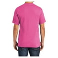thumbnail image 2 of Mens Core Blend Cotton/Polyester Tee Shirt Sangria M, 2 of 6