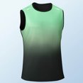thumbnail image 4 of Lopecy-Sta Tank Tops for Men Crew Neck to Gradient Quick Dry Slim Fit Sleeveless Cooling Breathable Gym Running Workout Sports Vest, 4 of 7