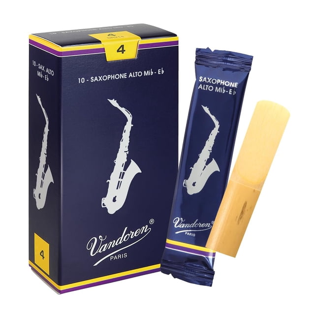 Cañas para saxofón alto Vandoren Traditional Strength 4 (x10)