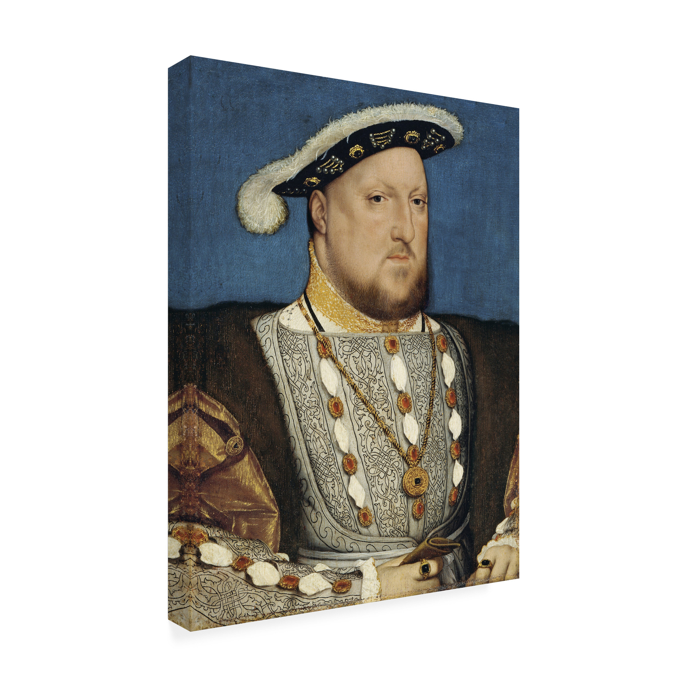 Hans Holbein 'Portrait Of Henry Viii Of England' Canvas Art