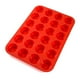 thumbnail image 3 of Bewildely Molde para hornear magdalenas con 24 ranuras, bandeja para moldes de silicona para pasteles y Chocolate, bandeja para hornear postres de cocina Herramientas y accesorios para hornear rojo Bewildely HA8530-02B, 3 of 6