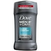 Dove Men+Care Antiperspirant Deodorant Stick Clean Comfort 2.7 Oz (Pack Of 2)