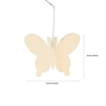 thumbnail image 2 of MLINS  50 Pcs Blank Butterfly Wood Chips Unfinished Party Decorations Craft, 2 of 8