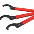 thumbnail image 5 of Professional Crescents Jaw Spanner Set Of 5 With Ergonomic Grip Curvilinear Head Wrench For Plumbing Work, 5 of 8