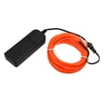 thumbnail image 1 of 5 Metros/16 Pies Neón EL Cable Tira Naranja Luz Resplandor para Coche Interior, 1 of 1