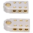 thumbnail image 4 of 2 terminales de batería de aleación de zinc conector positivo negativo universal de 0,7 pulgadas de diámetro del agujero, 4 of 8