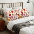 thumbnail image 4 of Fotbe Fall 70s Groovy Hippie Funda para Almohada Corporal con Diseño, Funda de Microfibra Ultrasuave de 20x54 Pulgadas, Ropa de Cama Elegante, 4 of 7