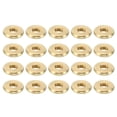 thumbnail image 1 of Unique Bargains M4x0.7 Brass Round Locknut, 20 Pack Flat Wheel Ring Lock Nut Smooth Surface Decoration, 1 of 6