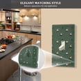 thumbnail image 5 of Yayeee Duplex Wall Plate 1-Gang 4.5"x2.7" Home Receptacle Light Switch Decorative Outlet Cover, Christmas Forest, 5 of 7
