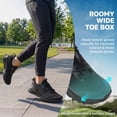 thumbnail image 3 of Sosenfer Men's Extra Wide Slip On Sneakers – Hands-Free Breathable Walking Shoes for Wide Feet, Non-Slip Hiking Outdoor Sports Shoes, 3 of 7