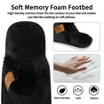 thumbnail image 4 of Ecetana Women's Fuzzy Slippers Indoor Cozy Soft Memory Foam Slip On House Shoes for Women, 4 of 6