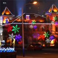 thumbnail image 5 of TOPCHANCES Christmas Colorful Snowflake Projector Lights, LED Moving Projector Waterproof Landscape Stage Light Indoor Outdoor Decorative Lighting Projectors for Christmas New Year Party, 5 of 9