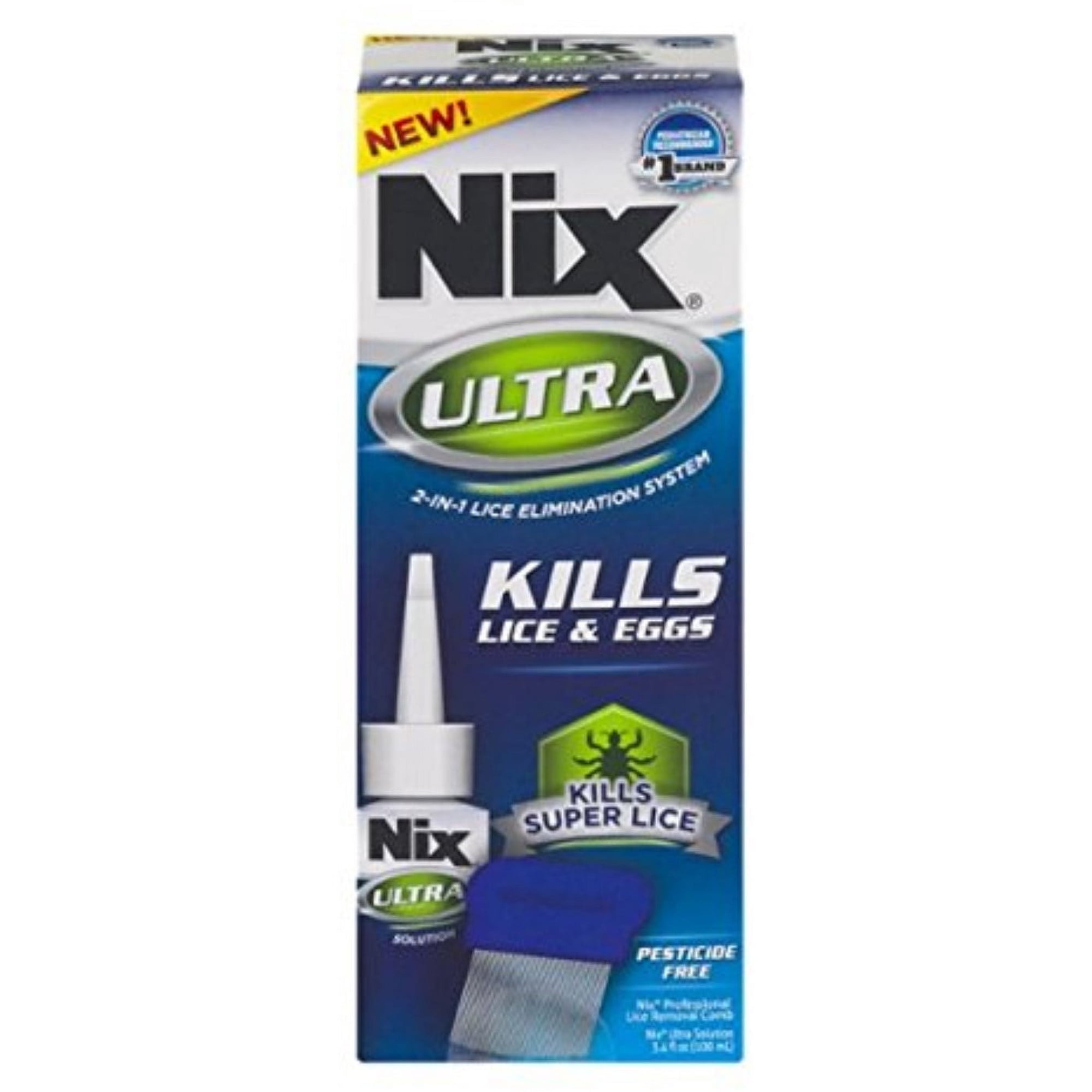 Nix Ultra 2-in-1 Lice Treatment 3.4 oz (Pack of 6)