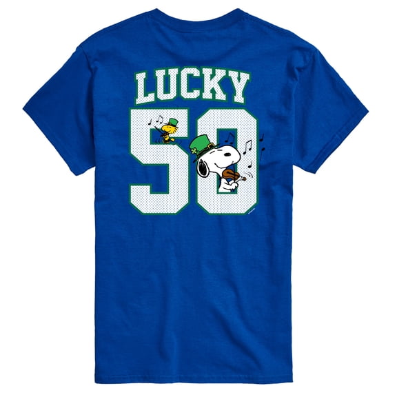 Peanuts - Lucky Jersey - Men's Short Sleeve Graphic T-Shirt