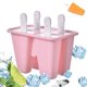 thumbnail image 4 of Moldes para paletas, 4 bandejas para hielo, moldes para paletas de hielo de silicona, liberación fácil reutilizable, 4 of 5