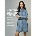 thumbnail image 3 of Lee Women's and Women's Plus Heritage Western Denim Dress, Sizes XS-4X, 3 of 10
