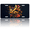 Music and Flowers, variant on 1 Pcs 2D Flat License Plate Covers & Frames, Flag of Texas For Decorative Front, Waterproof For Decoration Aluminum License Plate Covers & Frames Cover For Men Women, 12" X 6"