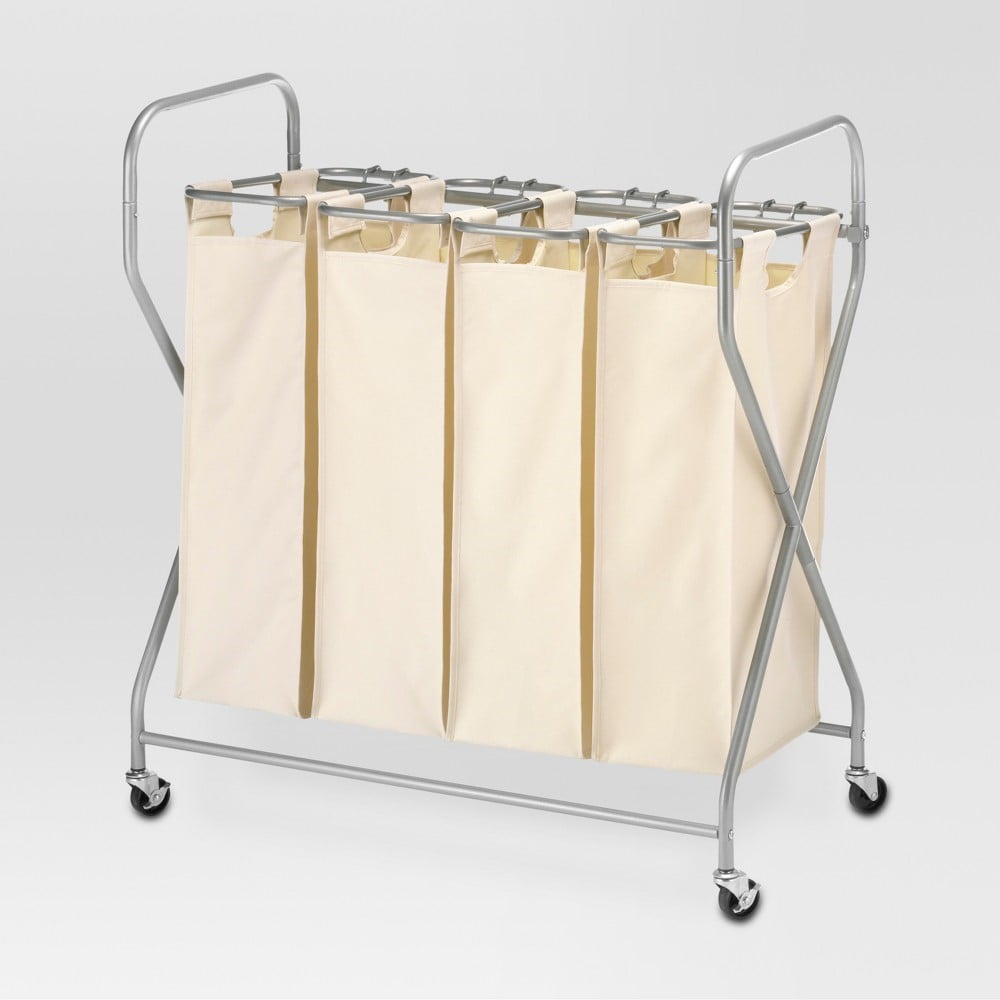 Threshold 4 Bag Laundry Sorter with Walmart Inventory Checker BrickSeek