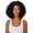 Natural Black, variant on LUXLUXE 13.5" Kinky Curly Half Wig for Black Women – Mixed Hair Fluffy Short Layered Drawstring Headband Wig for Daily Wear, Parties & Events