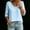 A1_Light Blue, variant on Basic Tee Shirts V Neck Three Quarter Sleeve Loose Fit Solid T Shirt Soft Stretch 3/4 Length Sleeve Casual Tunic Tops Dressy Casual Blouses Basic Tees Basic Layer Tops for Women Beige S