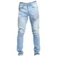 thumbnail image 1 of Pantalones casuales Cagnkofi para hombre, ajustados, elásticos, rotos, de pierna cónica, ligeros, ajustados, con botones, 1 of 4