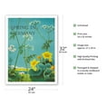 thumbnail image 2 of Spring in Germany - Deutsche Zentrale für Fremdenverkehr (German National Tourism) - Vintage Travel Poster by Sigrid and Hans Lämmle c.1950s - Fine Art Matte Paper Print (Unframed) 24x32in, 2 of 4