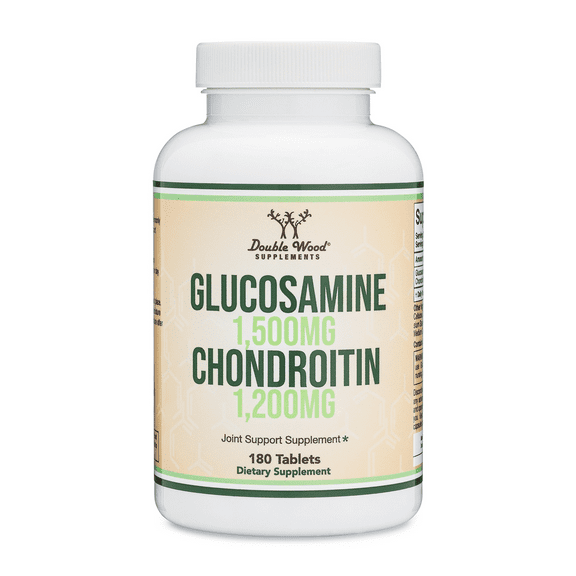Glucosamine Chondroitin, Supports Bone & Joint, 180 Tablets, Double Wood Supplements