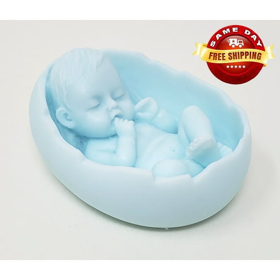 CUTEST BOY BABY SHOWER GIFT GLYCERIN SOAP BAR HANDMADE NATURAL MOISTURIZING