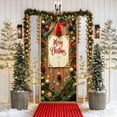 thumbnail image 5 of ToyKingdee Christmas Door Cover - Santa Claus Holiday Banner for Party Decoration, 5 of 6