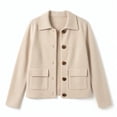 thumbnail image 4 of Kezqiaxn jackets for Women Trendy Long Sleeve Button Down Casual Outerwear with Pockets Fashion Collared Plus Size Jacket, 4 of 7