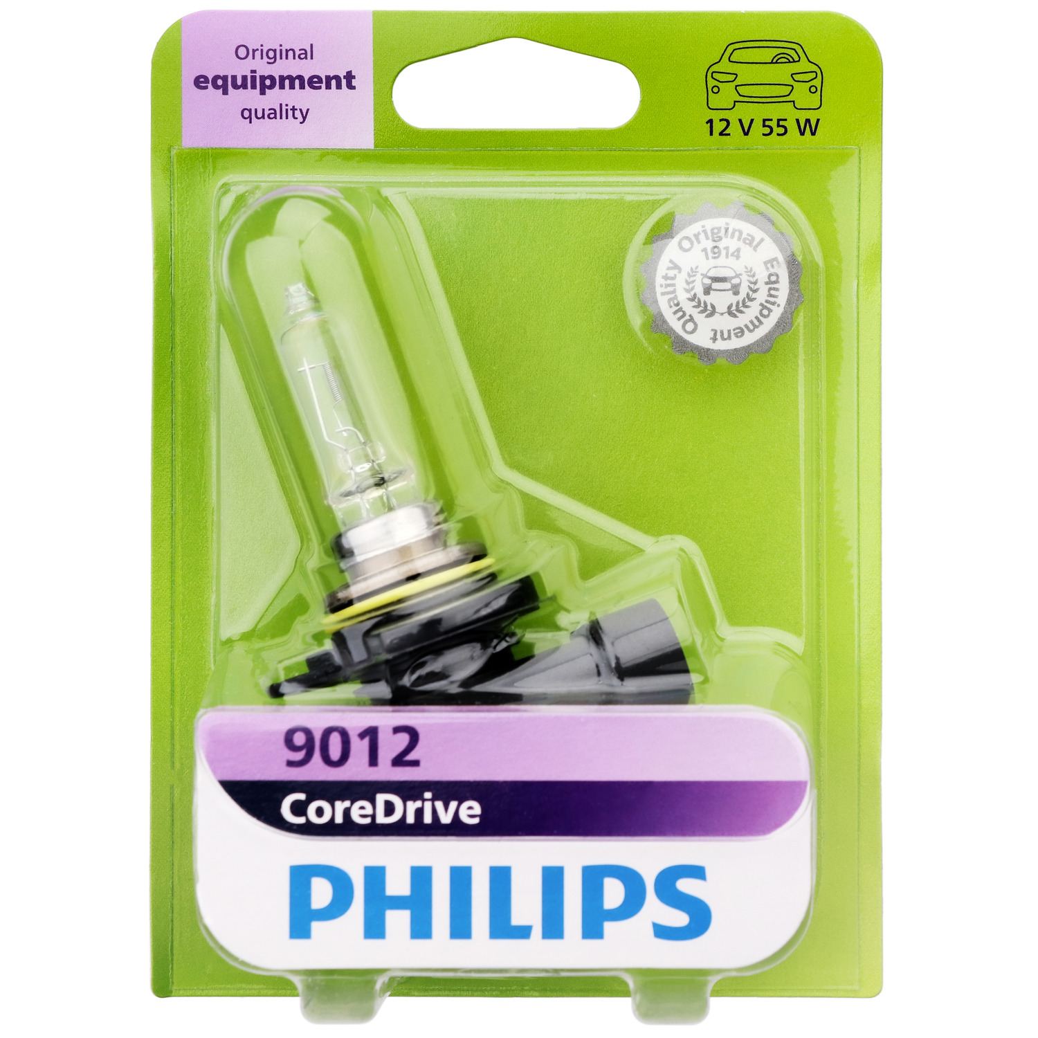 Philips CoreDrive 9012 Halogen Headlight Bulb, 1 Pack, Fits Select Vehicles
