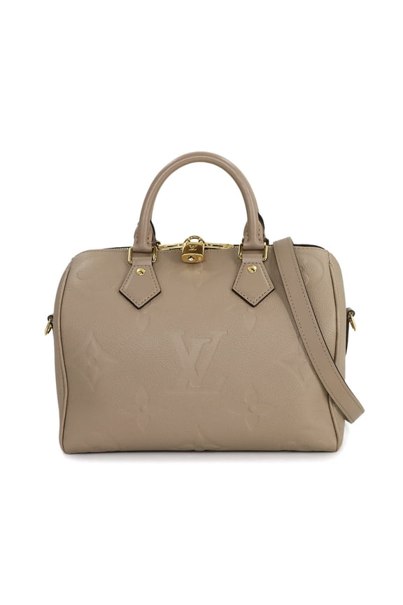 Pre-Owned Louis Vuitton Monogram Empreinte Speedy Bandouliere 25 2-way Handbag/Shoulder Bag...