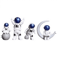 thumbnail image 3 of 4 Pcs Astronaut Figure Statue Figurine Spaceman Sculpture Educational Toy Desktop Home Decoration Astronaut Model Blue, 3 of 10