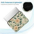 thumbnail image 2 of FORMRS 15-15.6 inch Laptop Sleeve Case Soft Carrying Quilted Computer Bag Cover, Floral Design, 2 of 7