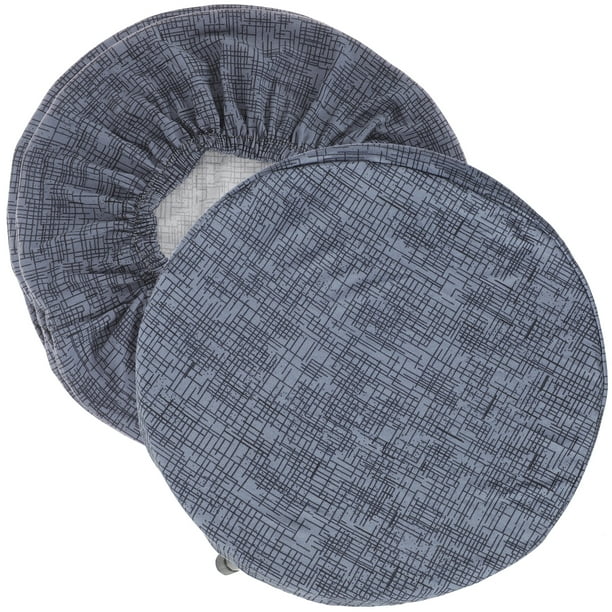3pcs Round Stool Cover Stretch Round Bar Stool Cover Washable Bar Stool