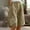 Khaki, variant on Juslio Women Shorts Straight Leg Casual Pockets Loose Comfy Cotton Linen Print Athletic Shorts Women