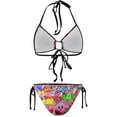 thumbnail image 3 of Anniversary Kirby Women Bikini Set Sexy Two Pieces Halter String Swimsuit Triangle Briefs Tie Side Bottom, 3 of 7