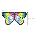 thumbnail image 4 of 1 set Halloween mariposa capa niños seda bufanda cosplay mascarilla foto prop, 4 of 5