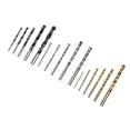 thumbnail image 2 of Taladro De Metal Para Cemento De Madera, 16 Uds., Taladro De Metal Para Cemento De Madera, Juego De Herramientas Eléctricas HSS Twist Para Mampostería, Accesorios Para Herramientas Eléctricas, 2 of 13
