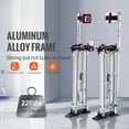 thumbnail image 4 of VEVOR Drywall Stilts Aluminum Tool Stilts 24''-40'' Adjustable Painting Silver, 4 of 10