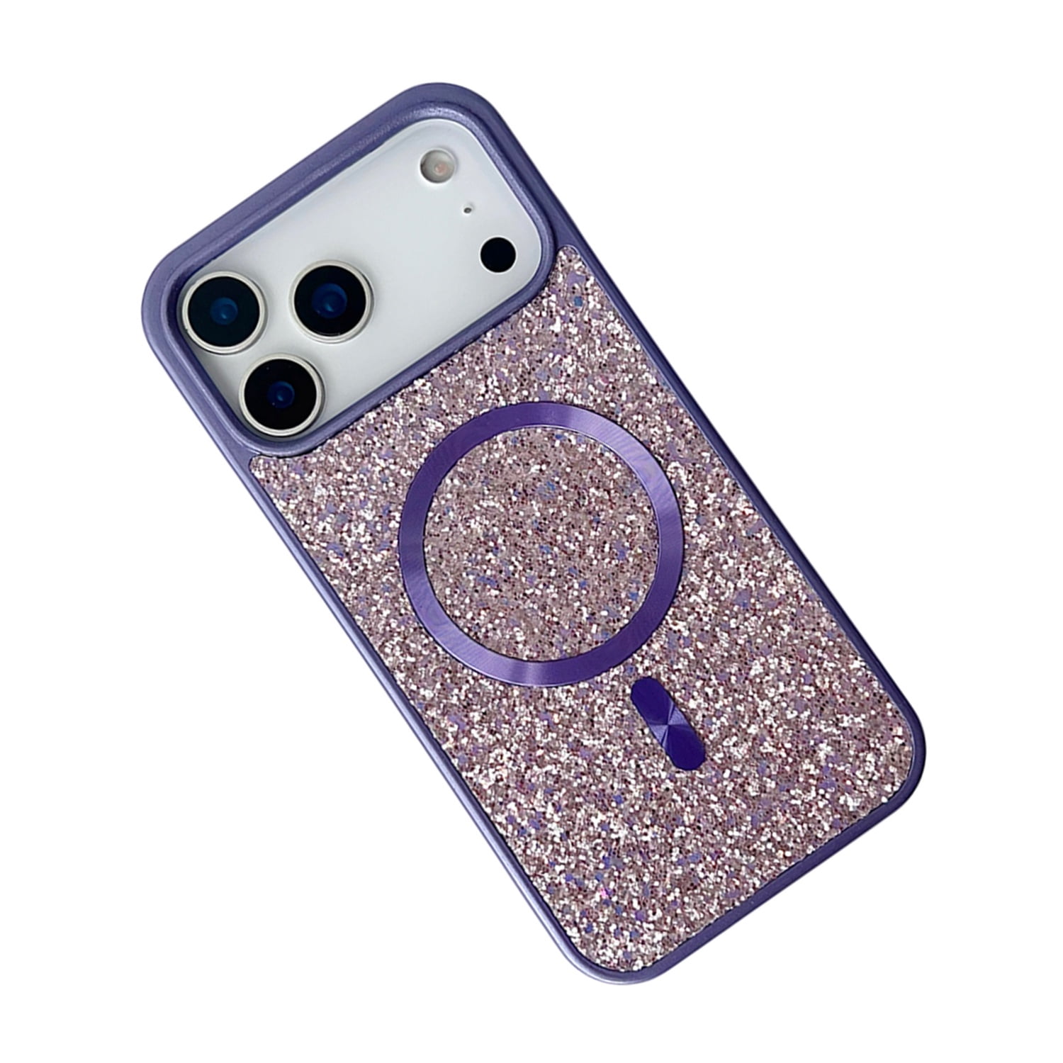 Blinged Case with Magsafe for iPhone 17 Pro - White