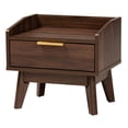 thumbnail image 2 of Bowery Hill Contemporary Walnut Brown Finished Wood 3-Piece Storage Set, 2 of 9