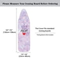 thumbnail image 5 of HELLHERO Ironing Board Covers Elastic Edge Protection Covers 3 Fasteners Colorful Cassette Tape Star Pattern Hook and Loop 15x54 Inch(Not Heat Resistant), 5 of 5